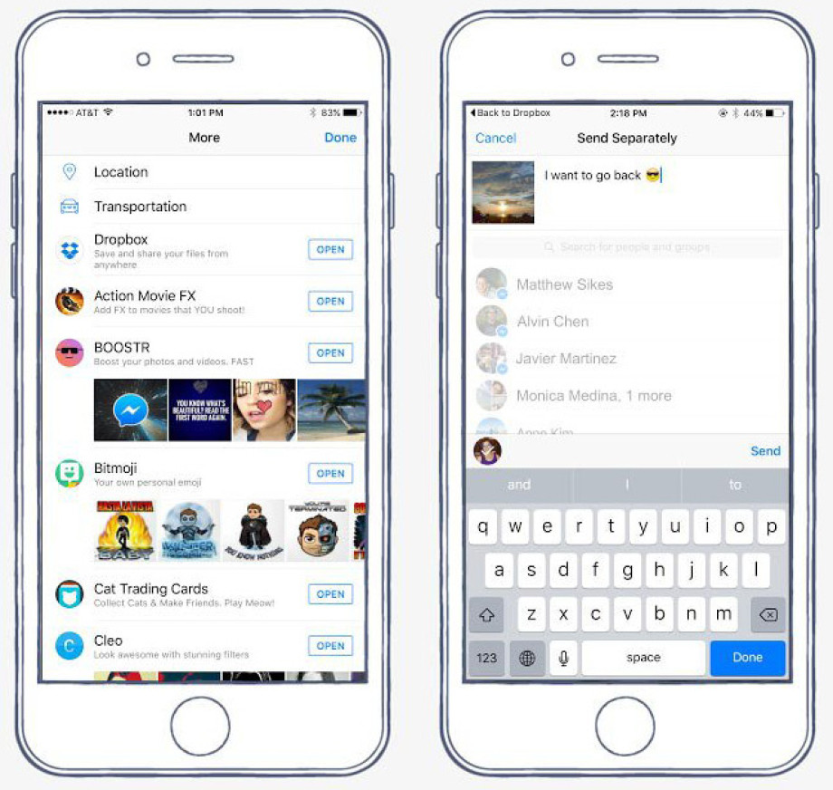 Dropbox Makes It Easy To Share Files Via Facebook Messenger (phone Scoop)