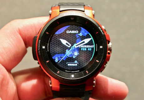 Hands On with the Casio ProTrek WSD-F30 Smartwatch (Phone Scoop)