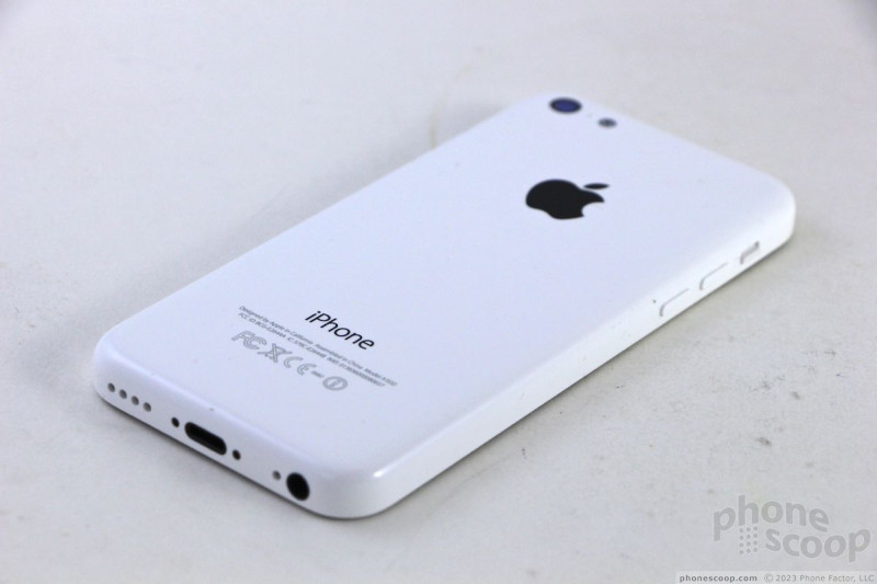 iphone 5c white front blue back