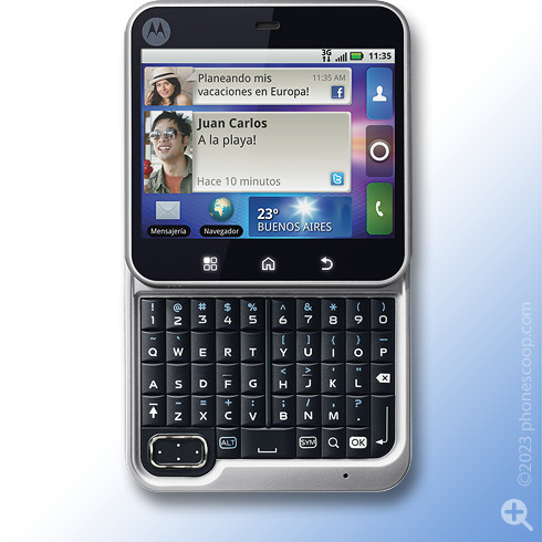 Motorola Flipout Specs, Features (Phone Scoop)